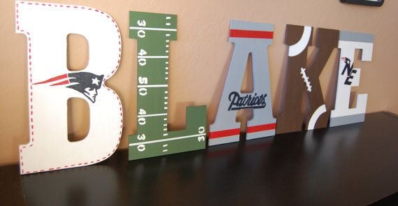 Sports Themed Letters