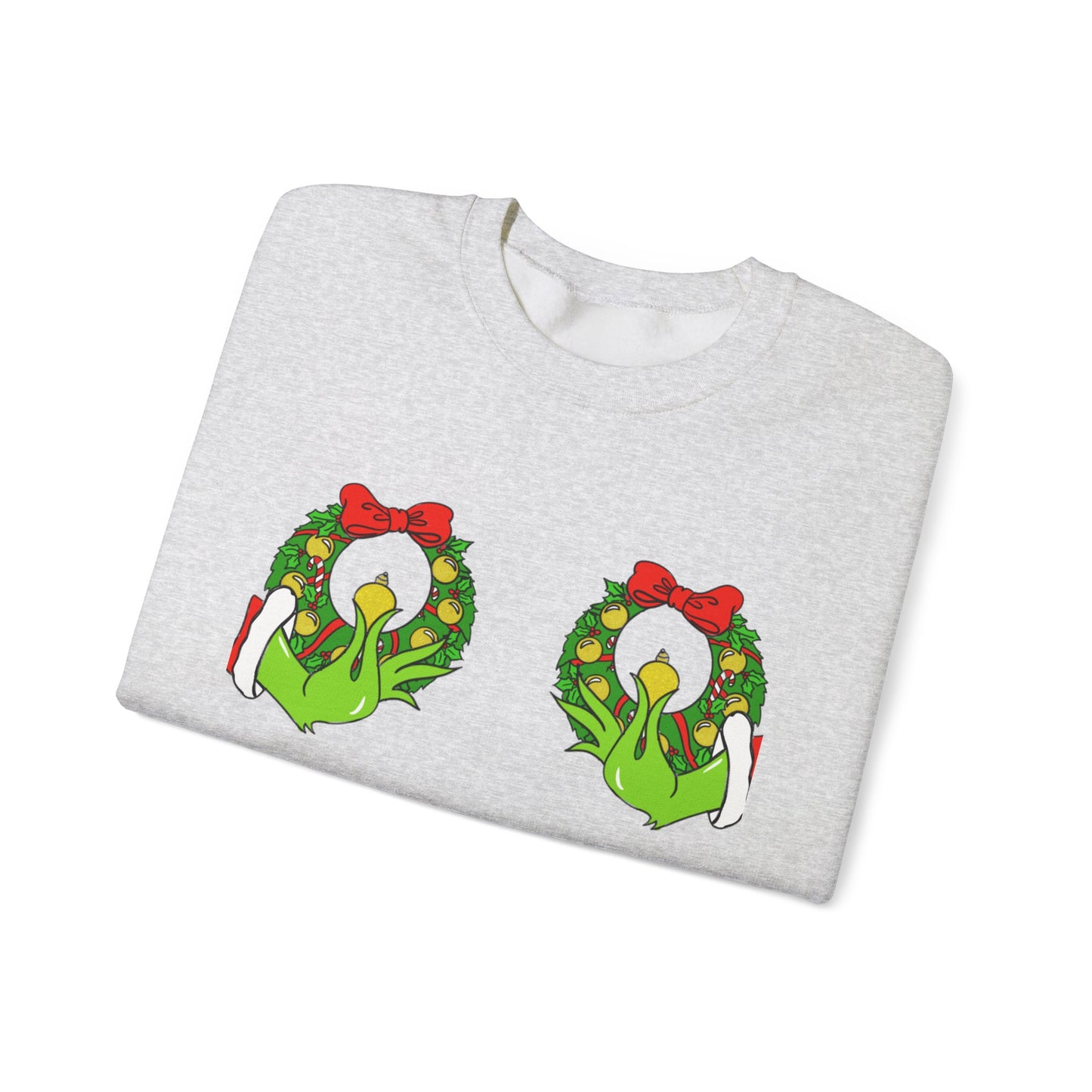 Funny Grinch Boobie Crewneck Sweatshirt