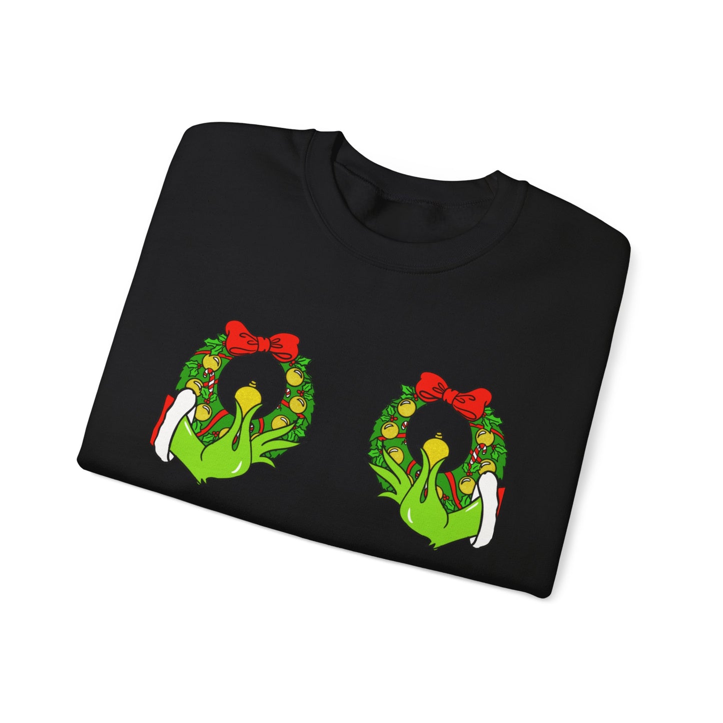 Funny Grinch Boobie Crewneck Sweatshirt