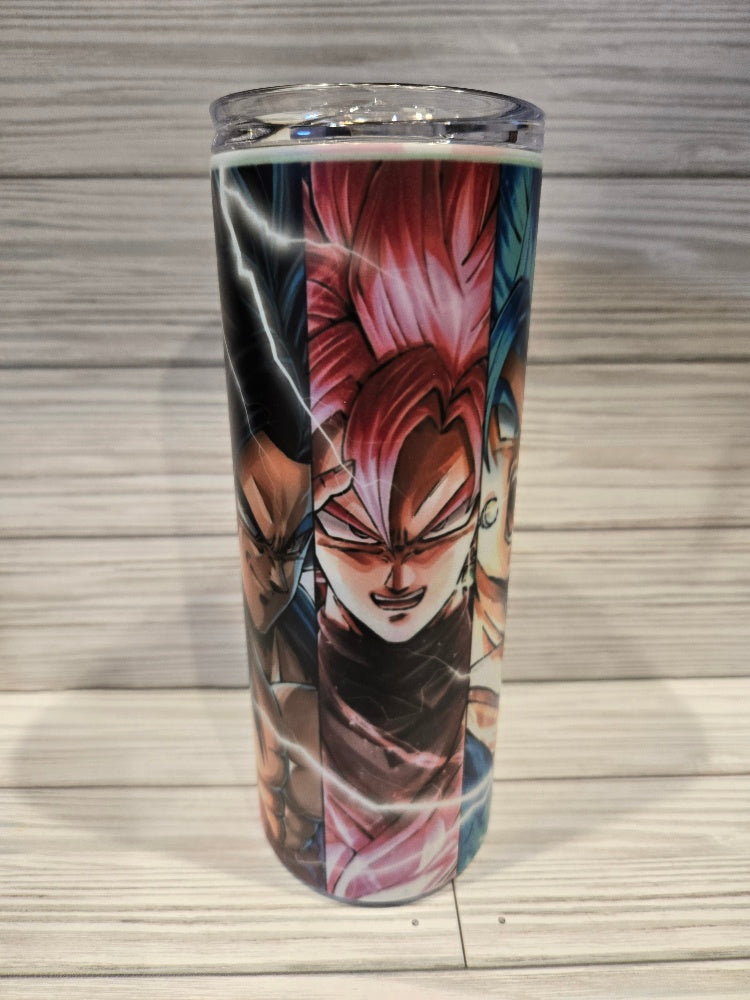 Glow in the Dark Dragon Z Anime Tumbler