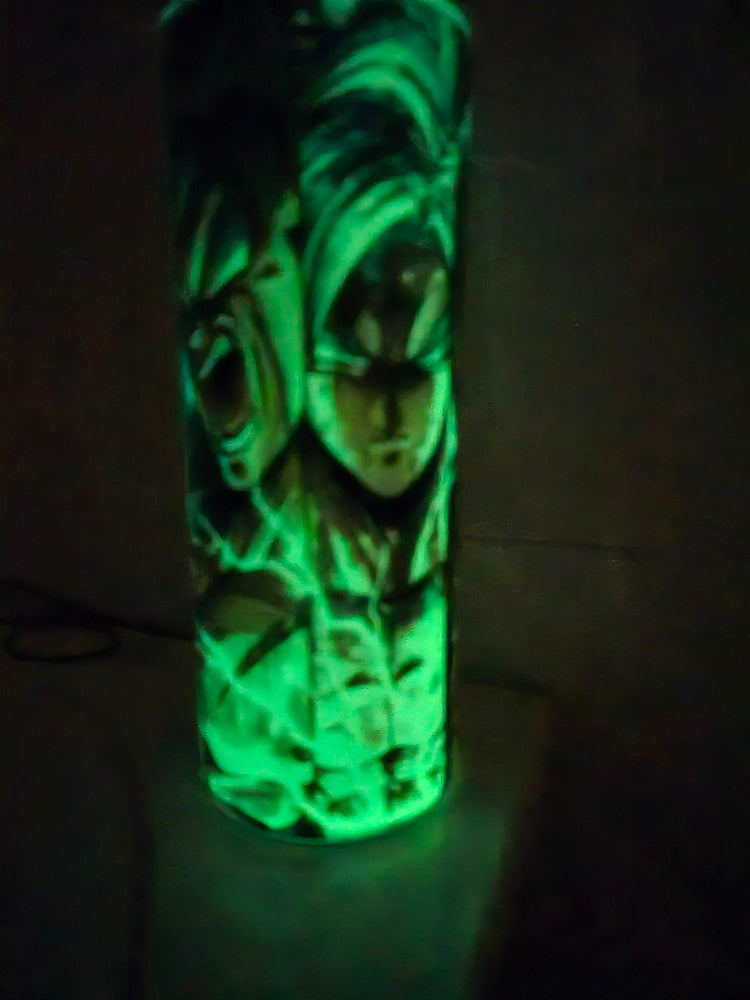 Glow in the Dark Dragon Z Anime Tumbler