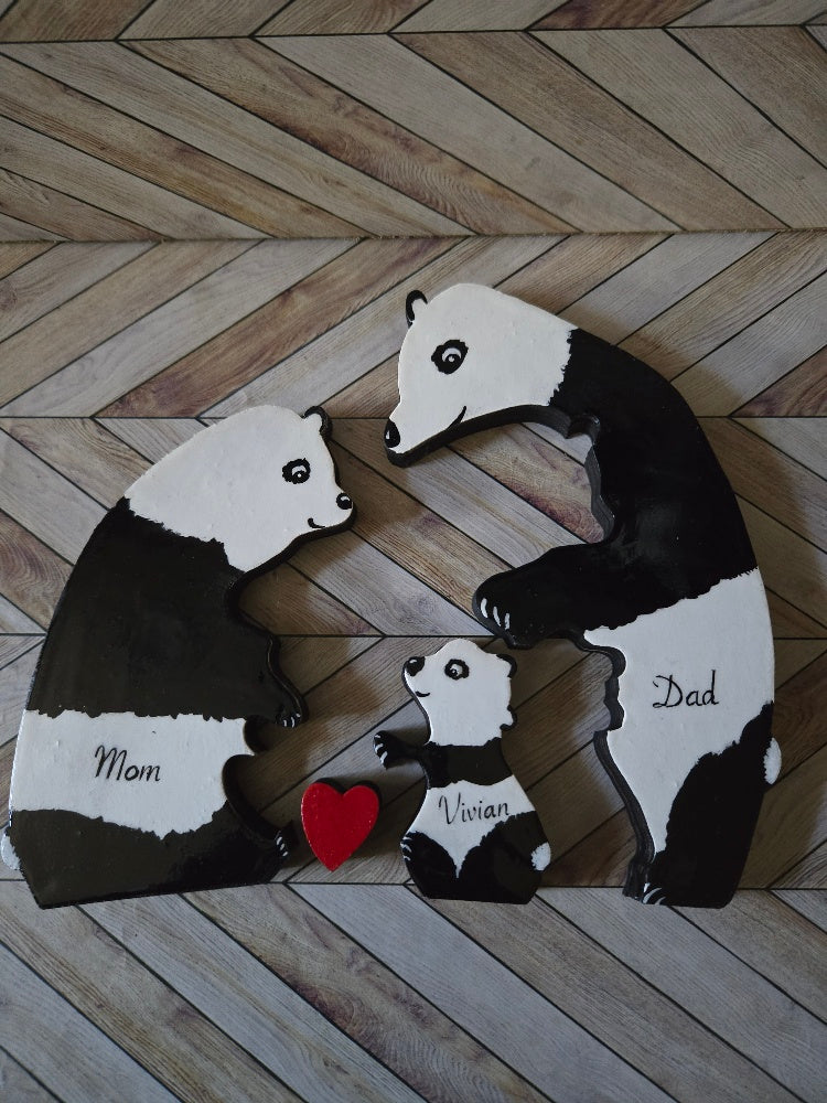 Panda Family Puzzle