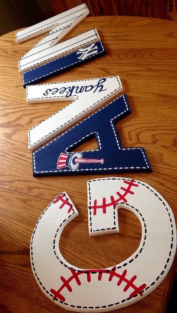 Sports Themed Letters
