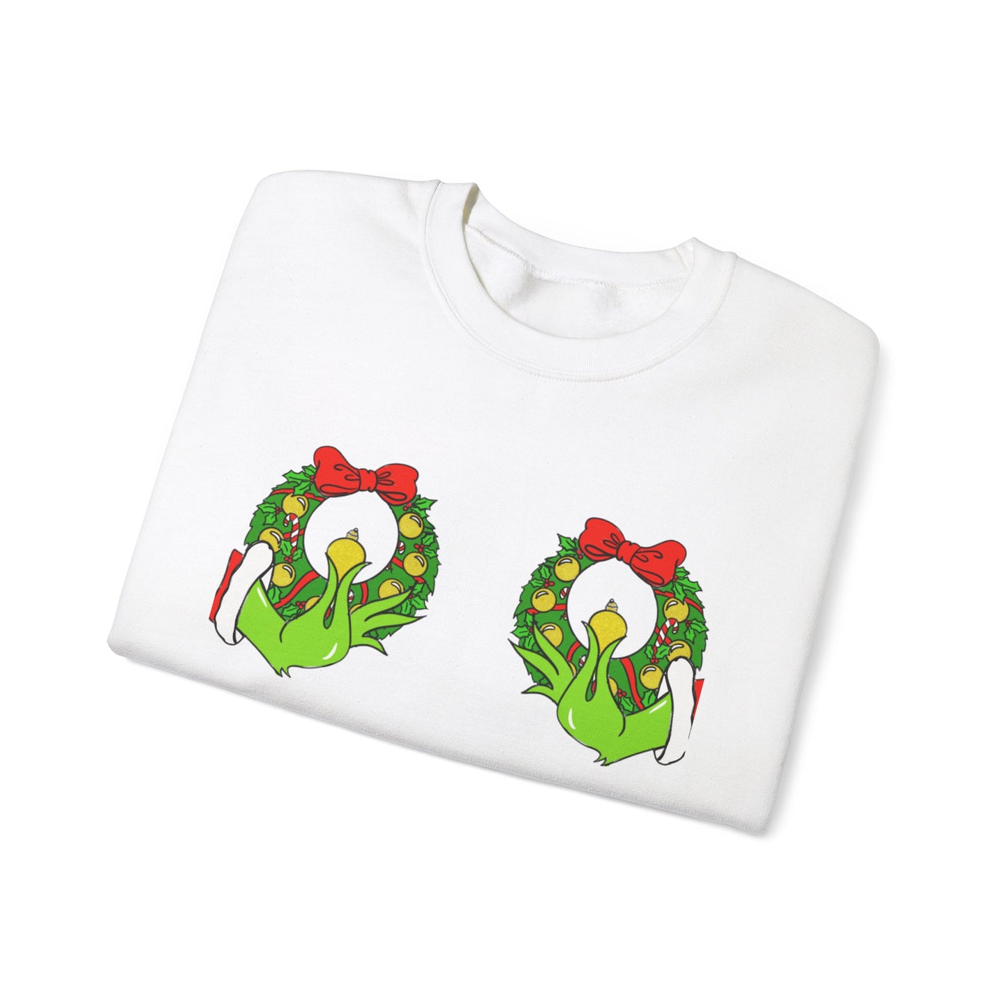 Funny Grinch Boobie Crewneck Sweatshirt