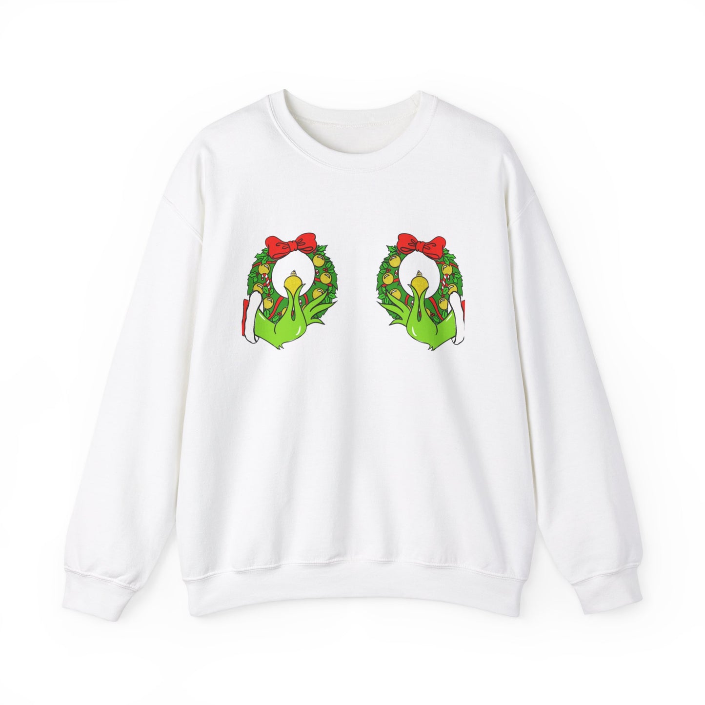 Funny Grinch Boobie Crewneck Sweatshirt