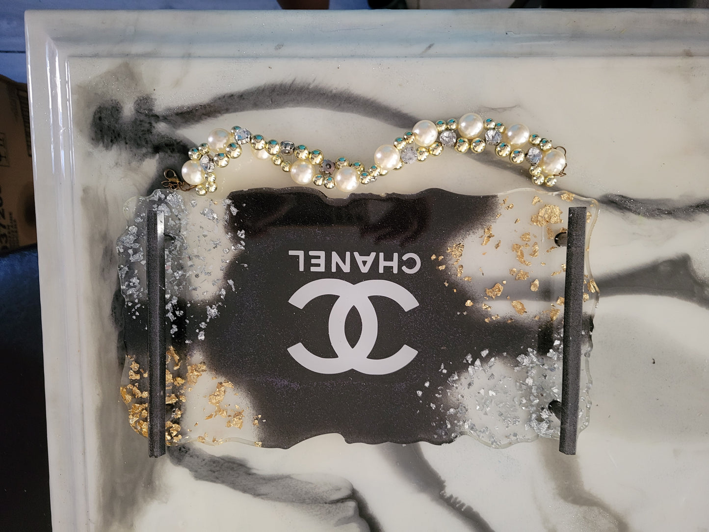 Chanel Tray and Coaster Set