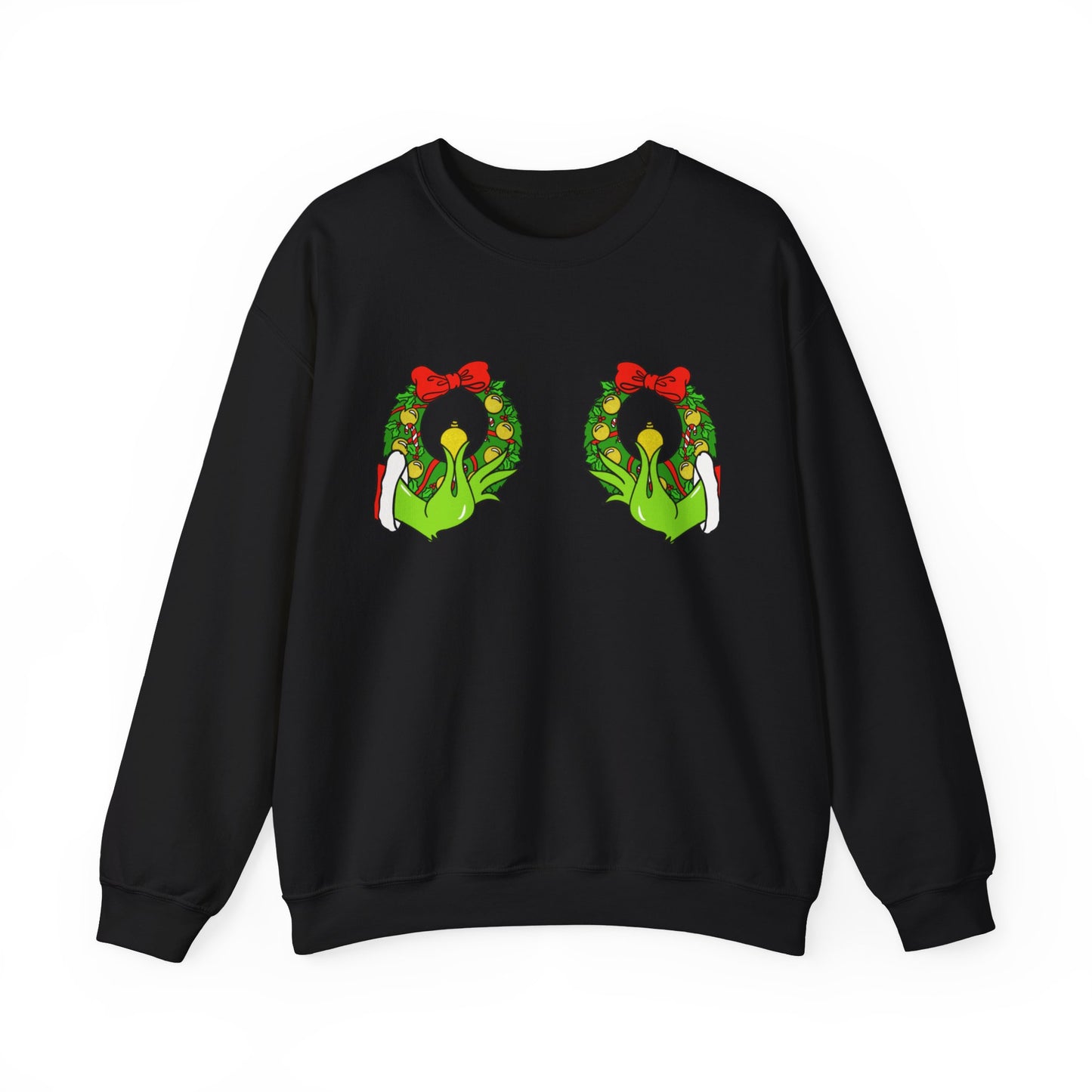 Funny Grinch Boobie Crewneck Sweatshirt
