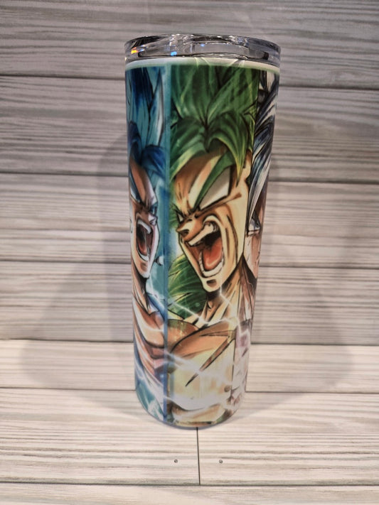 Glow in the Dark Dragon Z Anime Tumbler