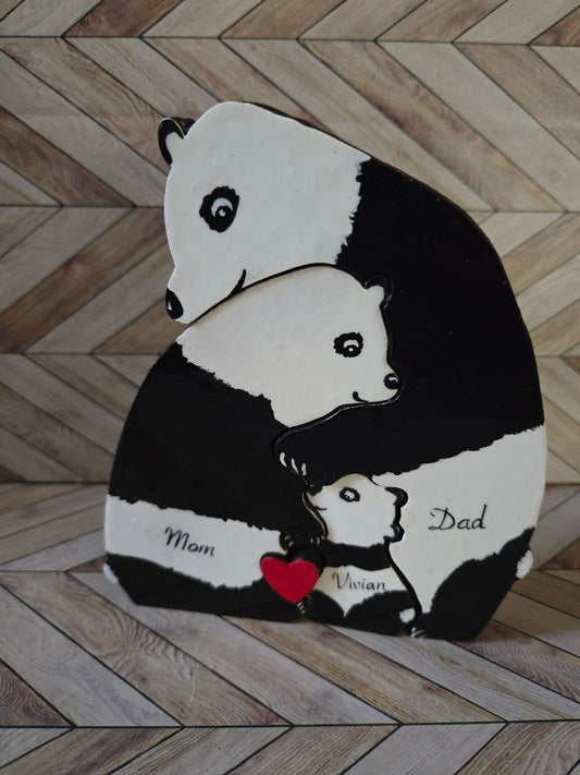 Panda Family Puzzle