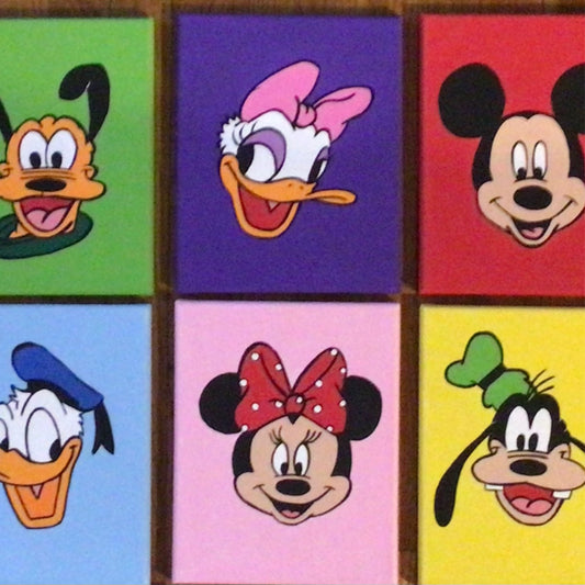 Mickey and Friends Canvas