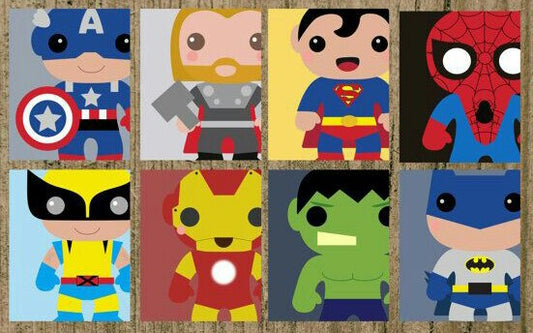 Superhero Littles Canvas