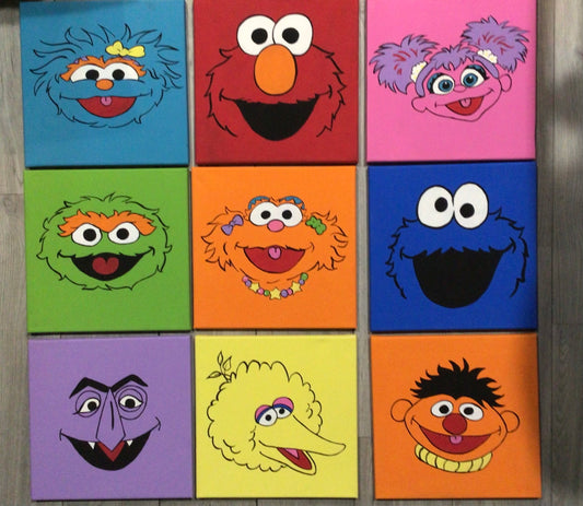 Sesame Street Canvas Art