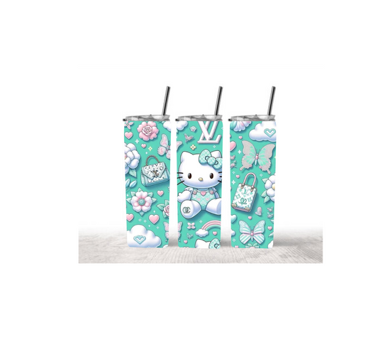 Hello Kitty Mint Louis Vuitton Tumbler Wrap