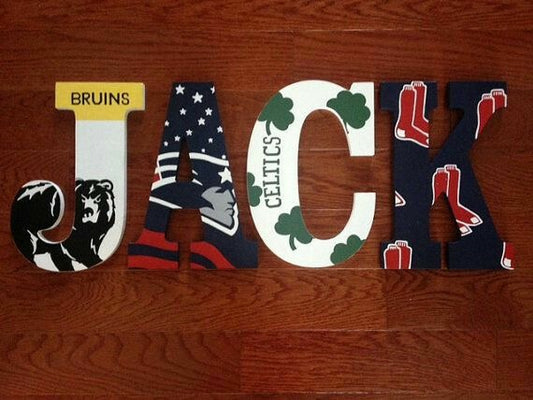 Sports Themed Letters